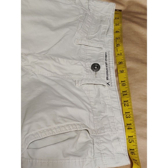 Men's American Eagle "Prep Length" Khaki Chino Shorts W33 X L9,  9" Inseam. - Picture 9 of 12